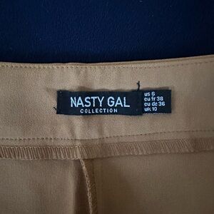Nasty Gal Camel Trousers